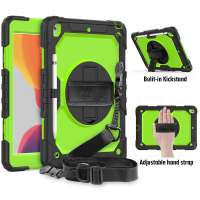 Rubber Armor Silicone Case For iPad 10.2 7th Generation Rugged Case With Pencil Holder