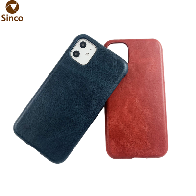 Slim Genuine Leather Vintage Shockproof Phone Case Cover Lightweight Premium Soft Protective Case for iPhone 11