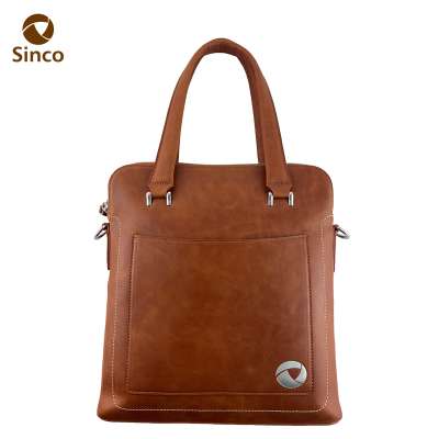 Fashion  top layer real cowhide leather  premium  laptop bag