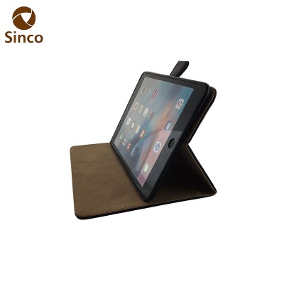 Fashion filp style  high quality PU leather tablet cover  custom shockproof  cover for ipad