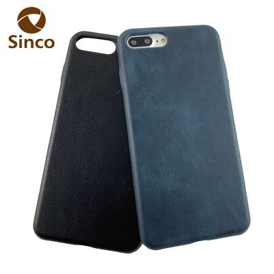 Wholesale Top Quality Slim Back Cover Leather Phone Case For iPhone 8 Plus